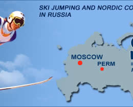 Ski Jumping Nordic Combined in Russia. Sports Club "Flying Skier" - Perm. 